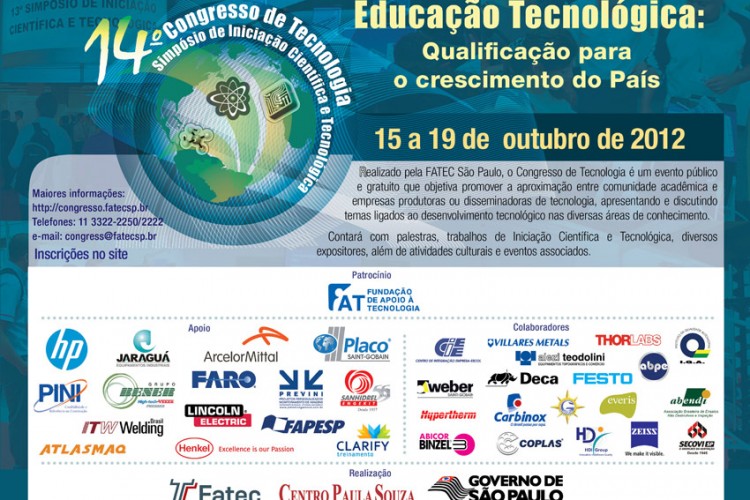 Sanhidrel-Engekit apoia o 14º Congresso de Tecnologia realizado pela FATEC
