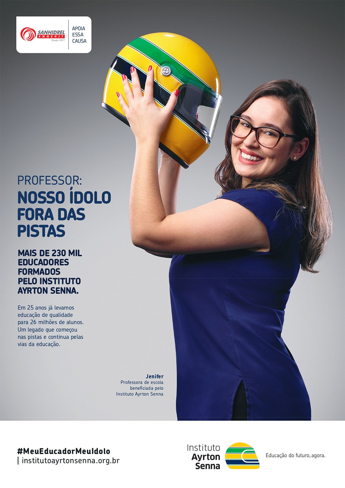 Professor: Nosso ídolo fora das pistas