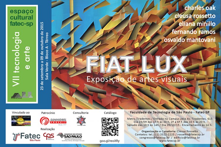 FIAT LUX: exposição de artes visuais